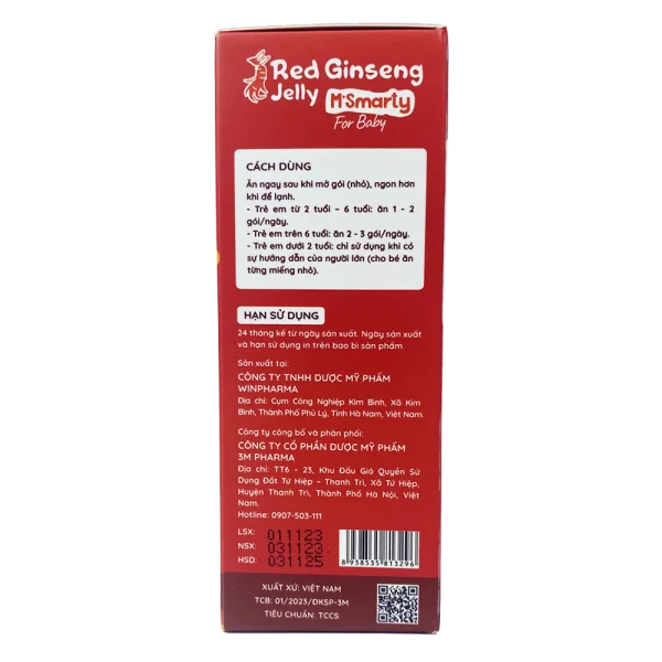 Thực phẩm bổ sung Red Ginseng Jelly M