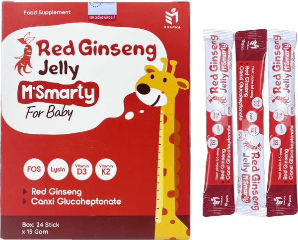Thực phẩm bổ sung Red Ginseng Jelly M'Smarty For Baby
