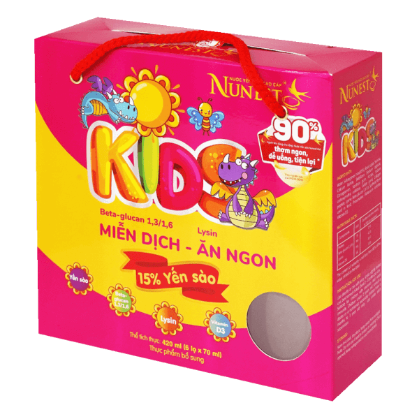 NƯỚC  YẾN SÀO CAO CẤP NUNEST KIDS  420 ml