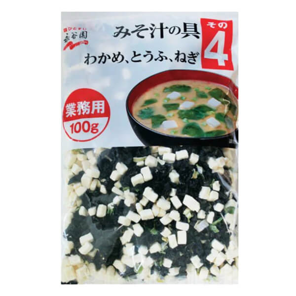 Nguyên liệu súp Miso rong biển đậu hũ Nagatanien