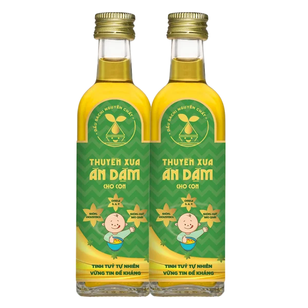 Combo 2 Dầu Sachi Nguyên Chất Thuyền Xưa Ăn Dặm Cho Con 65ml