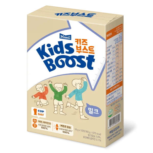 Sữa Kids Boost Maeil Hàn Quốc hộp thanh 180g (1-10 tuổi)