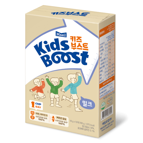 Sữa Kids Boost Maeil Hàn Quốc hộp thanh 180g (1-10 tuổi)