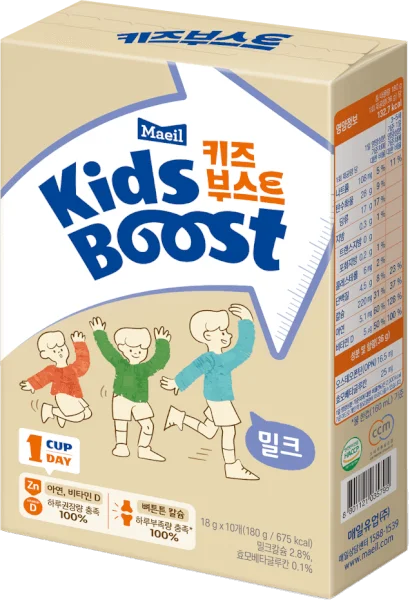 Sữa Kids Boost Maeil Hàn Quốc hộp thanh 180g (1-10 tuổi)