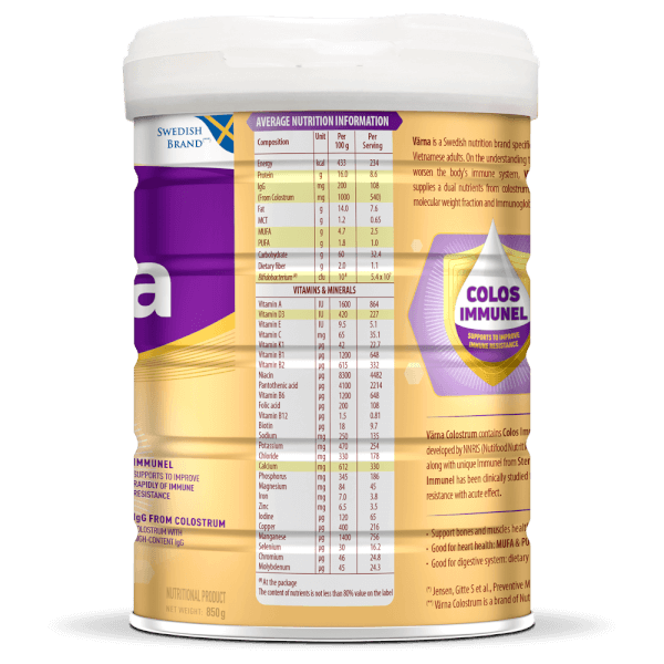 Combo 2 lon Sữa Nutifood Varna Colostrum 850g