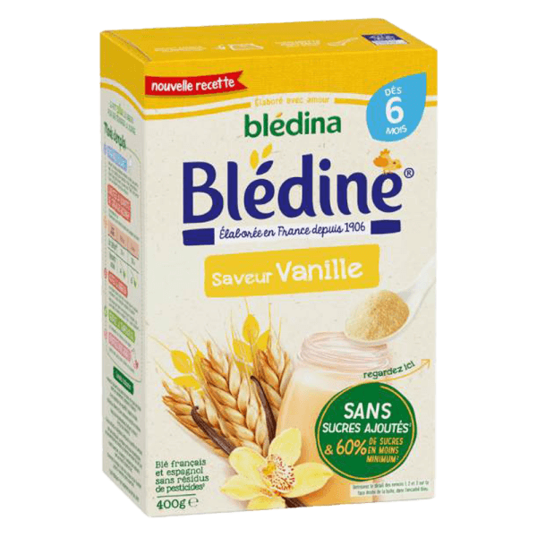 Bột lắc sữa Bledina vị vani 400g (cho bé từ 6 tháng tuổi)