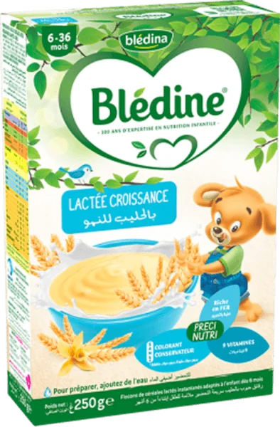 Bột ăn dặm Bledina vị sữa 250g (cho bé từ 6 tháng tuổi)