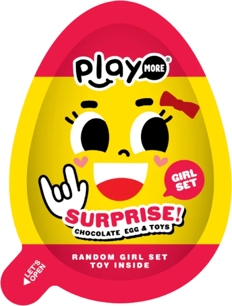 Kẹo trứng đồ chơi sô cô la sữa bất ngờ Playmore 20g (giao mẫu ngẫu nhiên)