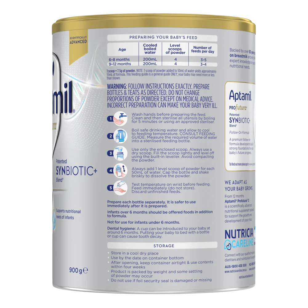 Sữa Aptamil Profutura Úc số 2 900g (6-12 tháng)