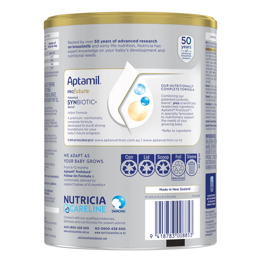 Sữa Aptamil Profutura Úc số 1 900g (0-6 tháng)