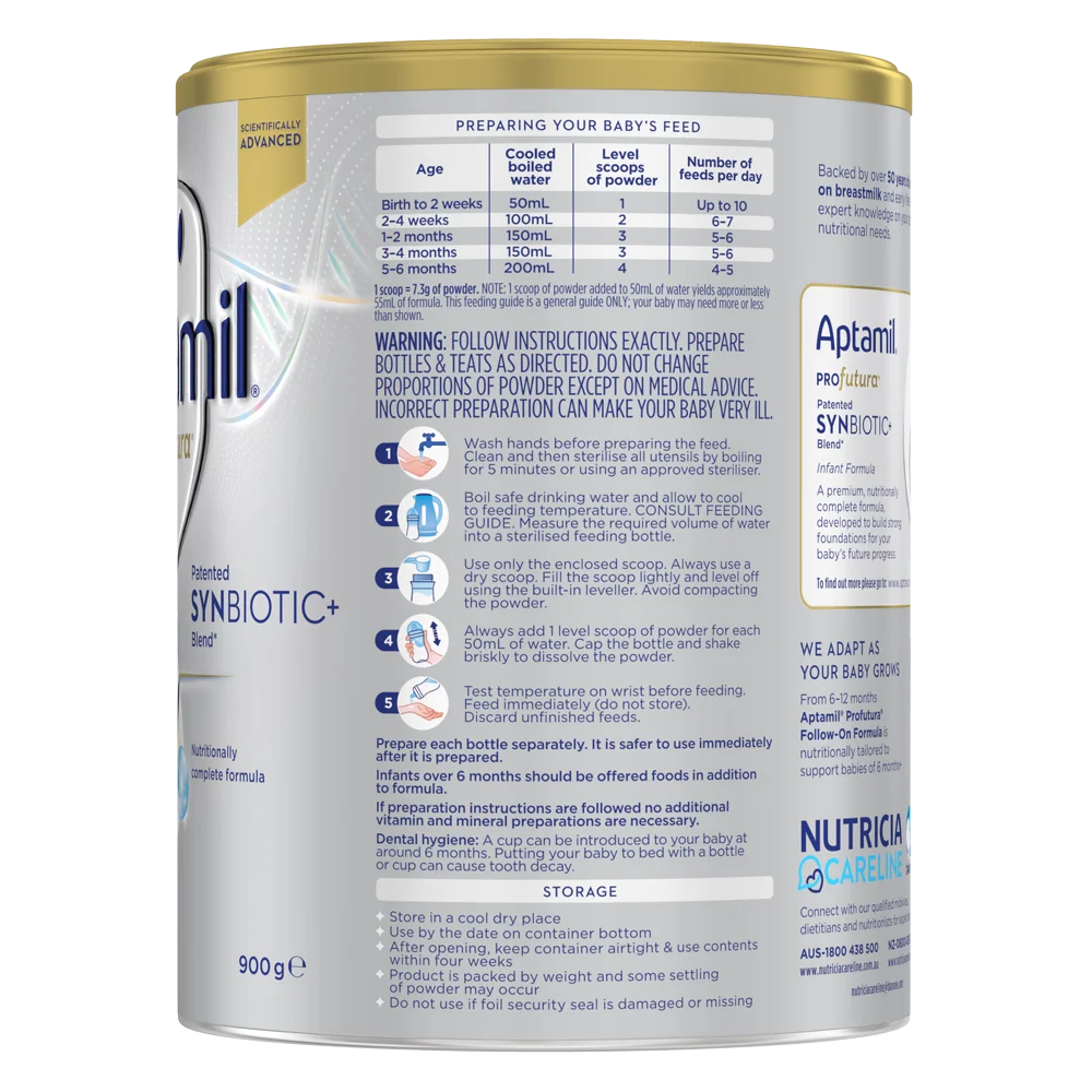 Sữa Aptamil Profutura Úc số 1 900g (0-6 tháng)