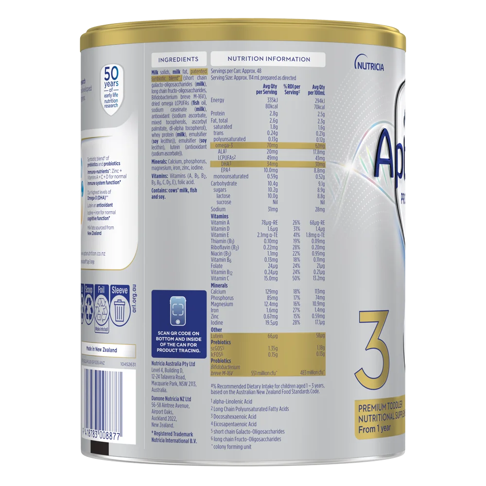 Sữa Aptamil Profutura Úc số 3 900g (từ 1 tuổi)