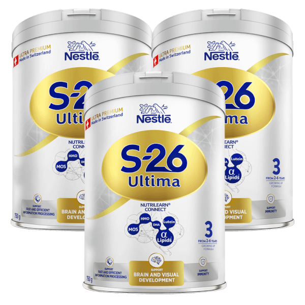 Combo 3 Sữa Nestle S-26 ULTIMA số 3 750g (2 - 6 tuổi)