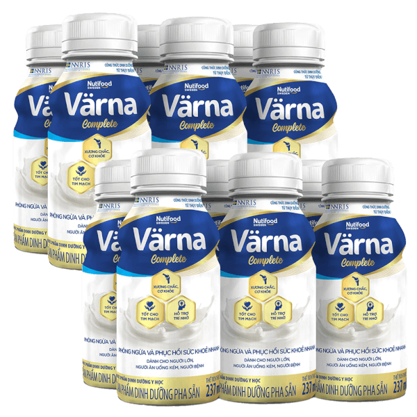 Combo 2 Sữa Nutifood Varna Complete 237ml (lốc 6 chai)