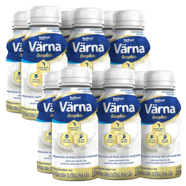 Combo 2 Sữa Nutifood Varna Complete 237ml (lốc 6 chai)