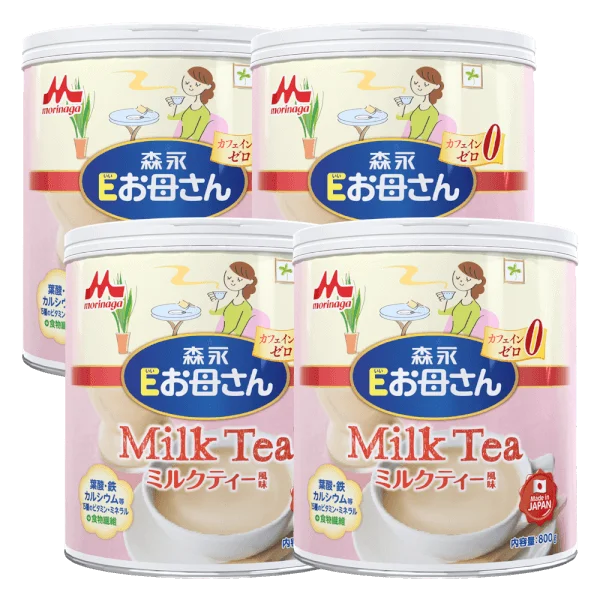 Combo 4 Sữa bầu Morinaga E-Okasan hương trà sữa 800g