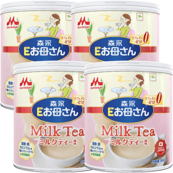 Combo 4 Sữa bầu Morinaga E-Okasan hương trà sữa 800g