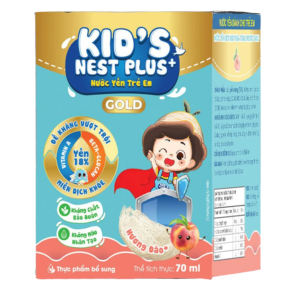 LO NUOC YEN KIDNESTPLUS 70ML 3X20 Y18% Protect Gold + Combo3