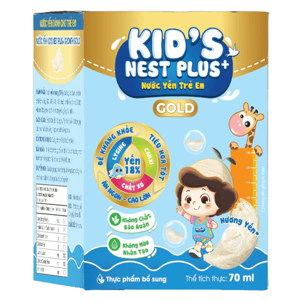 LO NUOC YEN KIDNESTPLUS 70ML 3X20 Y18% Growth Gold + Combo3