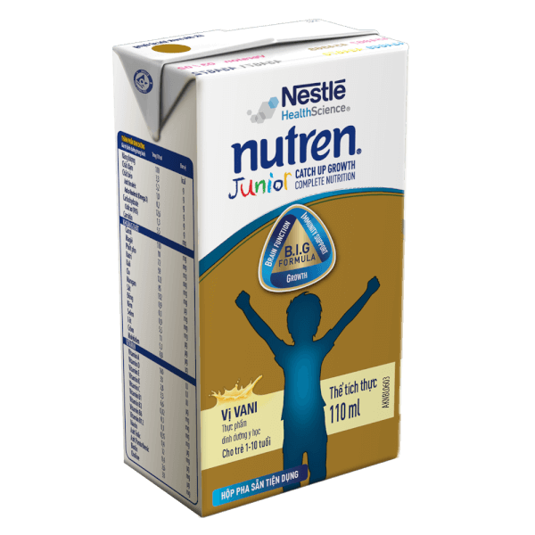 Thực phẩm dinh dưỡng y học Nutren Junior 110ml (1 -10 tuổi) (Lốc 4 hộp)