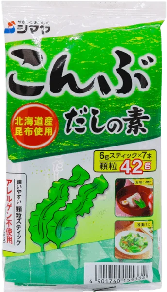 Bột nêm Dashi tảo bẹ Kombu Shimaya 42g (6gx7 gói)