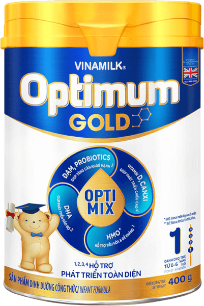 Vinamilk Optimum Gold 1, 400g (0 - 6 tháng)