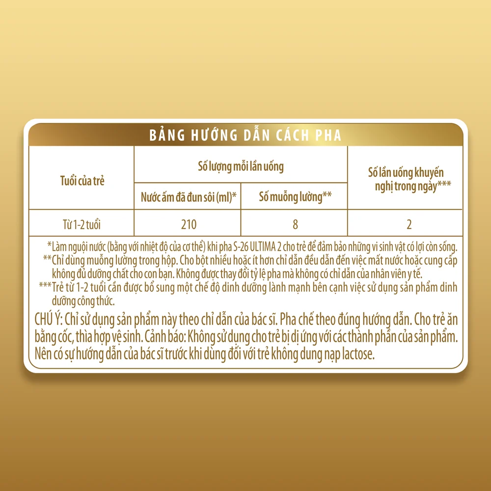 Sữa Nestle S-26 ULTIMA số 2 750g (12 - 24 tháng)