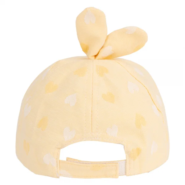 Nón em bé gái lưỡi trai Animo A2312_MN009 (46cm,Vàng nhạt)