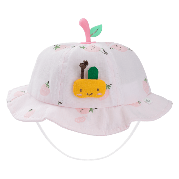 Nón em bé gái vành tròn Animo A2312_MN007 (44cm,Hồng nhạt)