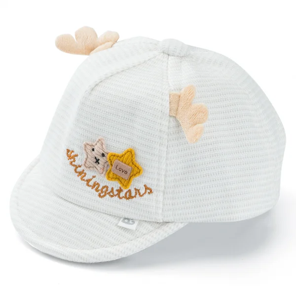 Nón em bé gái lưỡi trai Animo A2312_MN003 (44cm,Màu be)