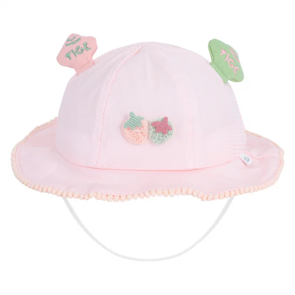 Nón em bé gái vành tròn Animo A2312_MN001 (44cm,Hồng)