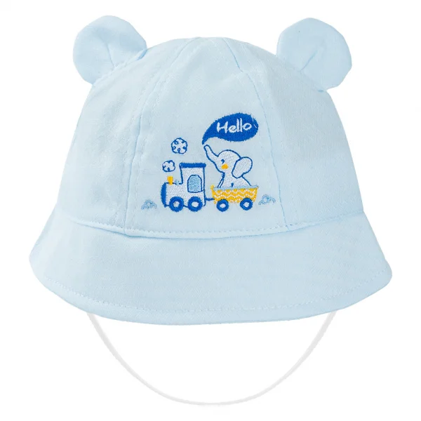 Nón em bé trai vành tròn Animo A2312_MN006 (44cm,Xanh)
