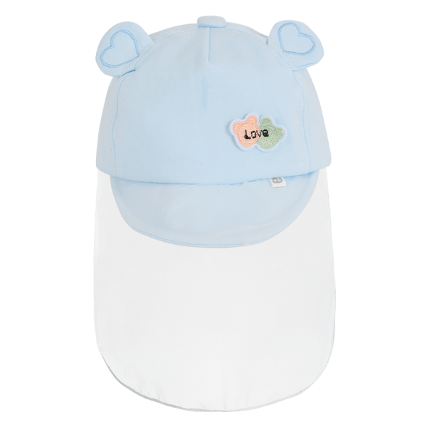 Nón lưỡi trai khăn voan bé trai Animo A2312_MN012 (44cm,Xanh)