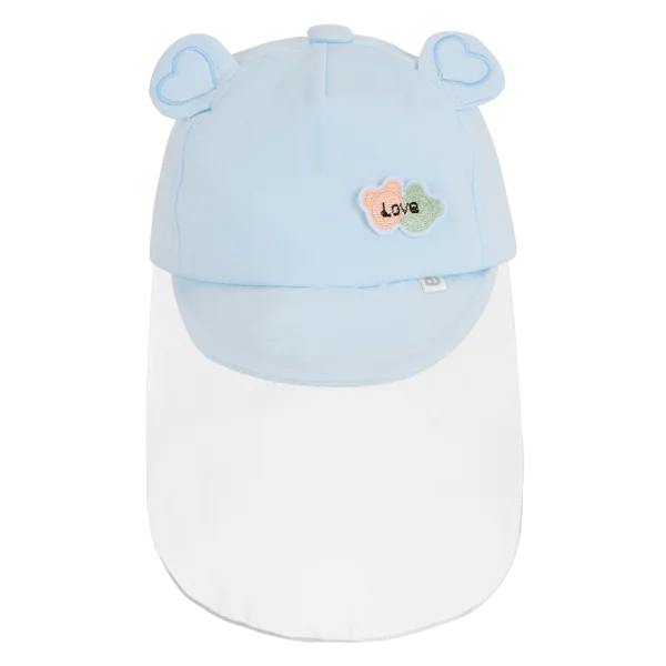 Nón lưỡi trai khăn voan bé trai Animo A2312_MN012 (44cm,Xanh)