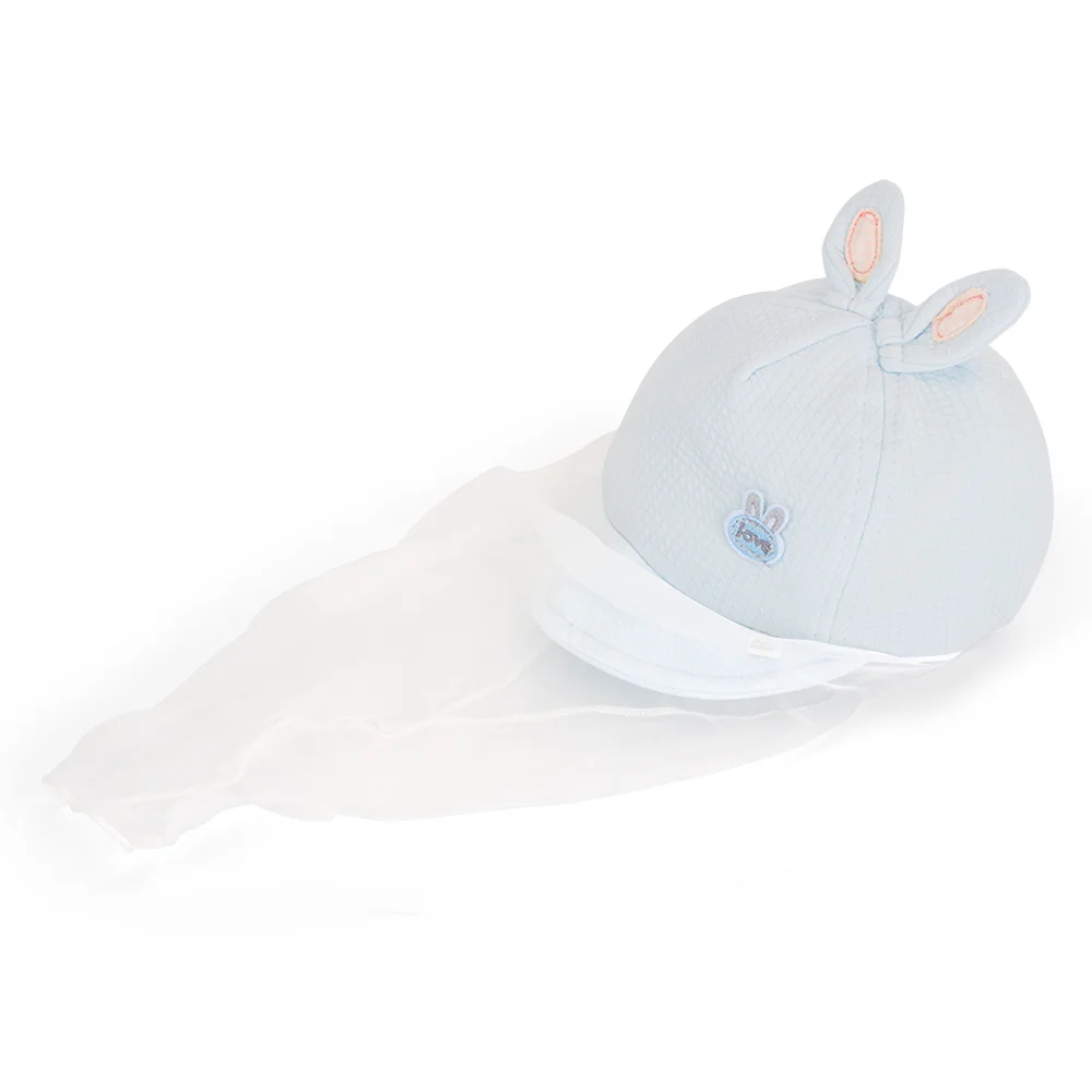 Nón lưỡi trai khăn voan bé trai Animo A2312_MN011 (44cm,Xanh)