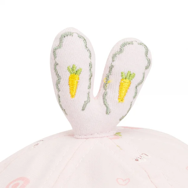 Nón vành tròn khăn voan bé gái Animo A2312_MN017 (44cm,Hồng)