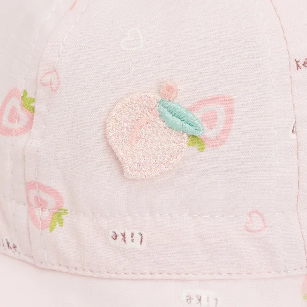 Nón vành tròn khăn voan bé gái Animo A2312_MN017 (44cm,Hồng)