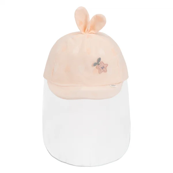 Nón lưỡi trai khăn voan bé gái Animo A2312_MN010 (44cm,Hồng)