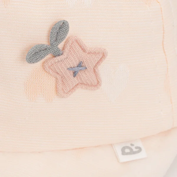 Nón lưỡi trai khăn voan bé gái Animo A2312_MN010 (44cm,Hồng)