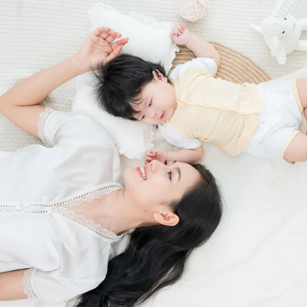 Set 2 Bộ kháng khuẩn Modal ngắn Cầu vồng Animo VD1023002 (0-24M,Vàng)