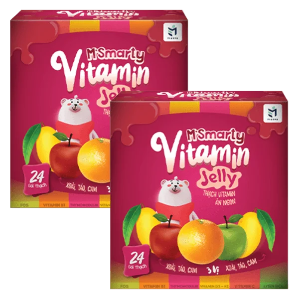 Combo 2 Thạch Jelly bổ sung Vitamin cho bé M