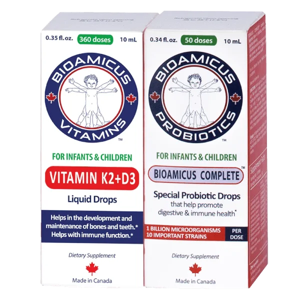 Combo 1 Bioamicus Complete và 1 Bioamicus Vitamin K2D3