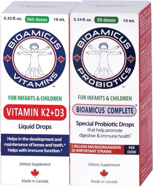 Combo 1 Bioamicus Complete và 1 Bioamicus Vitamin K2D3
