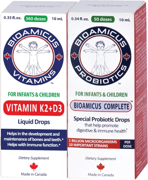 Combo 1 Bioamicus Complete và 1 Bioamicus Vitamin K2D3