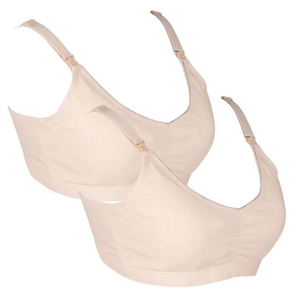 Combo 1 Áo lót bầu & cho con bú Animo MN1223002 (XL, Be) và 1 Áo lót bầu & cho con bú Animo MN1223002 (XXL, Be)