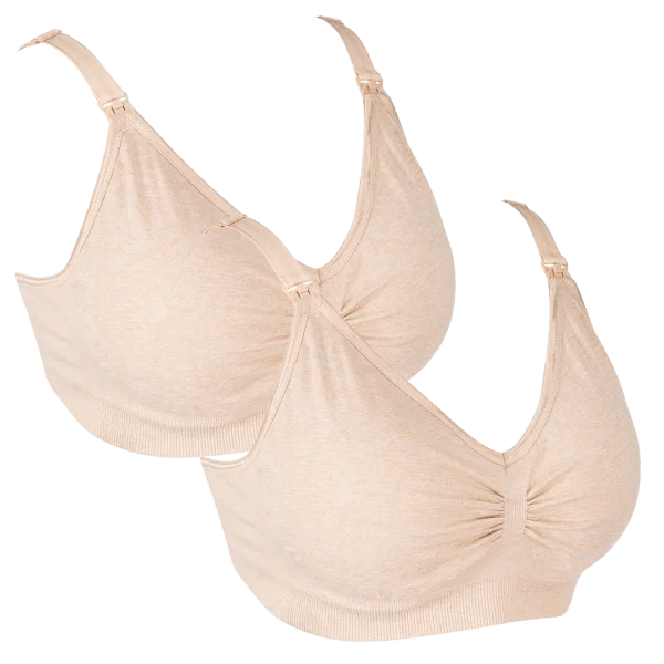 Combo 2 Áo lót bầu & cho con bú Animo MN1223001 (XXL, Be)