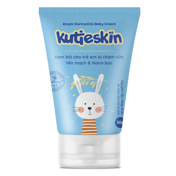 Kem Chàm sữa cho da bé Kutieskin 30g + Tinh dầu bạch đàn chanh Kutieskin 5ml