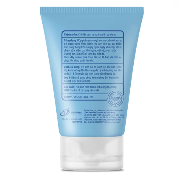 Kem Chàm sữa cho da bé Kutieskin 30g + Tinh dầu bạch đàn chanh Kutieskin 5ml