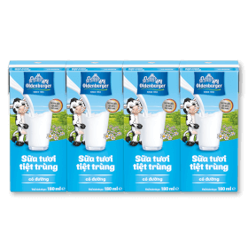 Quà tặng khi mua Combo 2 Sữa tươi tiệt trùng Oldenburger có đường 180ml (lốc 4 hộp)