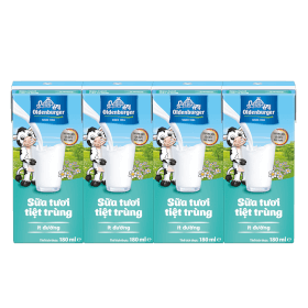 Quà tặng khi mua Combo 2 Sữa tươi tiệt trùng Oldenburger có đường 180ml (lốc 4 hộp)